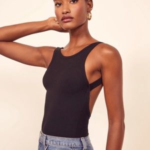 Reformation NWT Daisy Bodysuit Black Size M